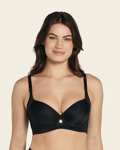 Sujetador de push up suave y cubrimiento alto en sisa y espalda Cover Bra - Leonisa - Modalova