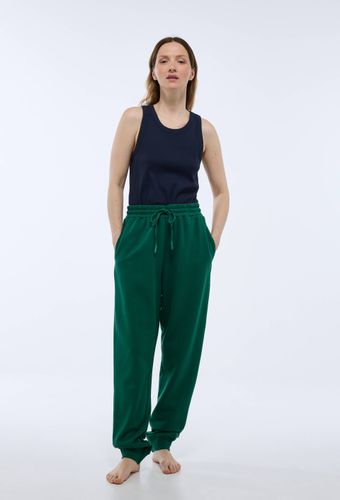 Pantalon de jogging en molleton de coton BIO GOTS - SPORT - Modalova