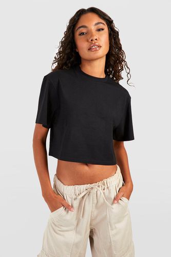 Womens Tall Basic Crop T-Shirt - - 16 - boohoo - Modalova