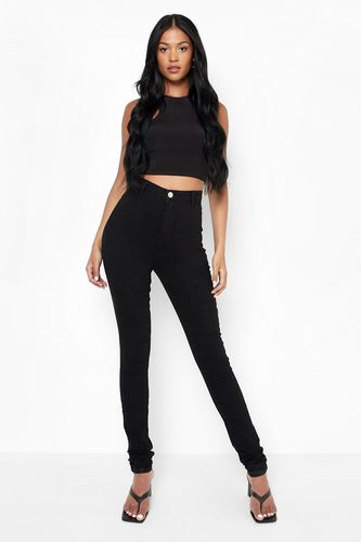 Womens Tall Basic High Waisted Skinny Jeans - - 8 - boohoo - Modalova