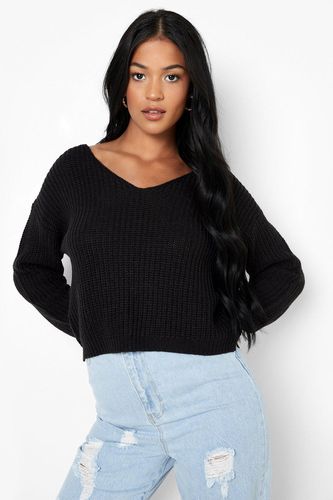 Womens Tall Basic V Neck Jumper - - S - boohoo - Modalova