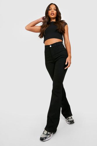 Womens Tall Basics High Waist Skinny Flared Jeans - - 14 - boohoo - Modalova