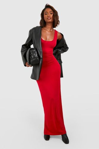 Womens Basics Maxi Dress - Red - 12 - boohoo - Modalova
