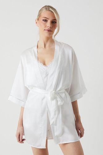 Womens Embroidered Satin Bridal dressing gown - - XL - Coast - Modalova