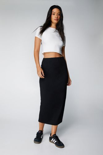 Womens Basic Jersey Midi Skirt - - L - Nasty Gal - Modalova