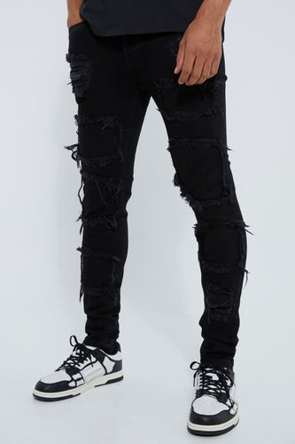 Skinny Stacked Distressed Ripped Jeans - - 32R - boohooMAN - Modalova
