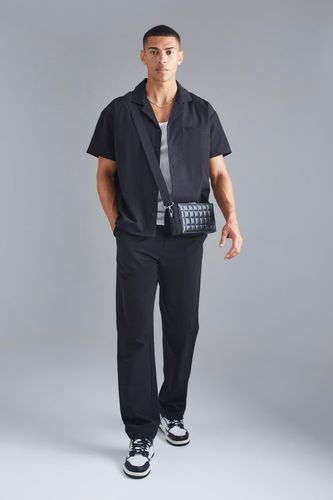 Technical Stretch Boxy Shirt & Trouser - - L - boohooMAN - Modalova