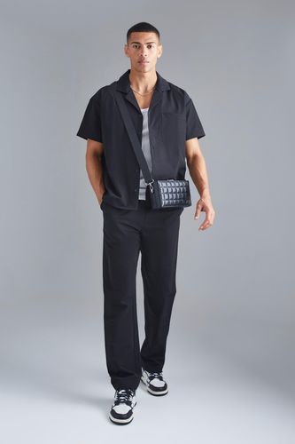 Technical Stretch Boxy Shirt & Trouser - - M - boohooMAN - Modalova