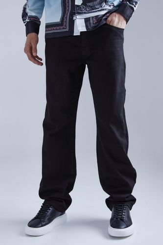 Relaxed Rigid Jean - Black - 28 - boohooMAN - Modalova