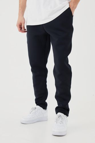 Tall Slim Tapered Cropped Bonded Scuba Jogger - - XL - boohooMAN - Modalova