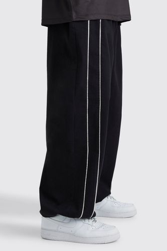 Bungee Waist Stripe Twill Parachute trousers - - L - boohooMAN - Modalova