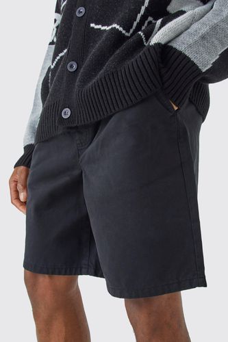 Relaxed Fit Elasticated Waist Chino Shorts in - XL - boohooMAN - Modalova