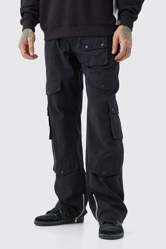 Tall Fixed Waist Relaxed Fit Cargo Trouser - - 34 - boohooMAN - Modalova