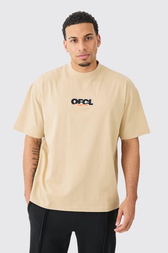 Oversized Extended Neck OFCL T-shirt - - L - boohooMAN - Modalova