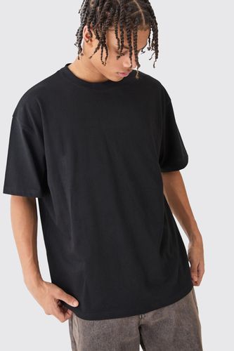 Oversized Basic T-shirt - Black - M - boohooMAN - Modalova