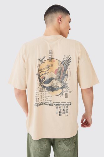 Oversized Bird Graphic T-shirt - - L - boohooMAN - Modalova
