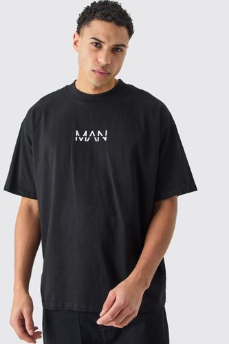 Man Dash Oversized Basic Extended Neck T-shirt - - L - boohooMAN - Modalova
