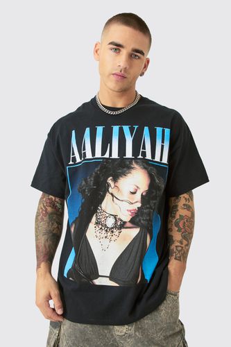 Oversized Alliyah License T-shirt - - M - boohooMAN - Modalova