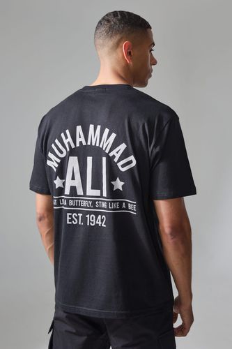 Active Oversized Muhammad Ali Est. 1942 License T-shirt - - L - boohooMAN - Modalova