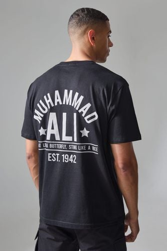 Active Oversized Muhammad Ali Est. 1942 License T-shirt - - S - boohooMAN - Modalova