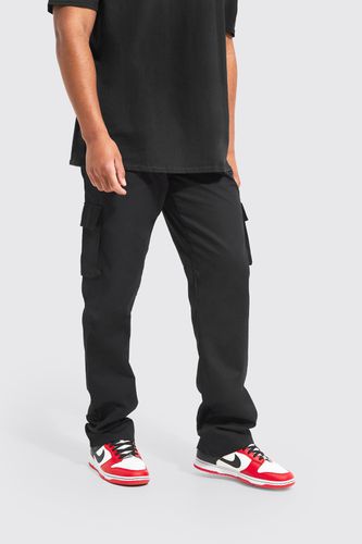 Tall Relaxed Fit Cargo Chino Trousers - - 32 - boohooMAN - Modalova