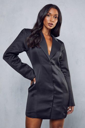 Womens Premium Contour Seam Detail Blazer Dress - - 10 - MISSPAP - Modalova