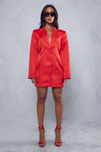 Womens Premium Contour Seam Detail Blazer Dress - - 8 - MISSPAP - Modalova
