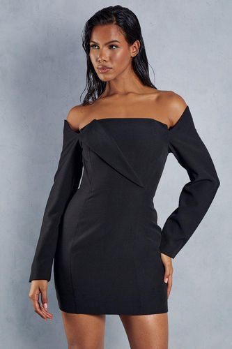 Womens Structured Off Shoulder Mini Dress - - 6 - MISSPAP - Modalova