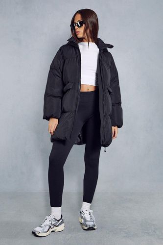 Womens Zipped Hood Oversized Puffer Coat - - 10 - MISSPAP - Modalova