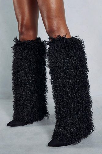 Womens Knee High Faux Fur Yeti Boots - - 4 - MISSPAP - Modalova