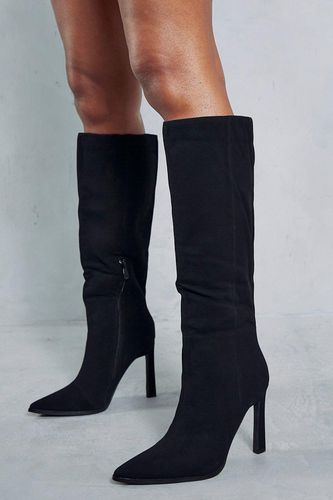 Womens Faux Suede Knee High Boots - - 3 - MISSPAP - Modalova