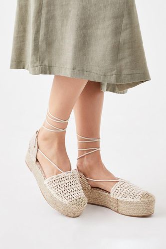 Womens Faith: Hettie Crochet Flatform Wedges - - 7 - Dorothy Perkins - Modalova