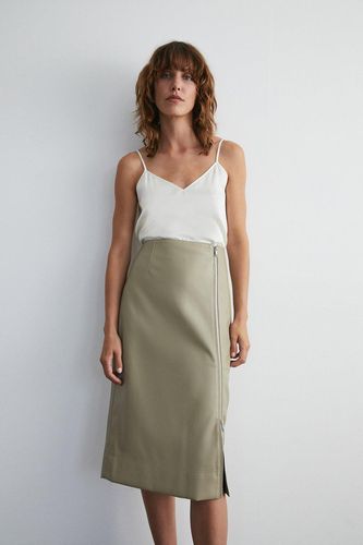 Womens Zip Detail Pencil Skirt - - 8 - Warehouse - Modalova