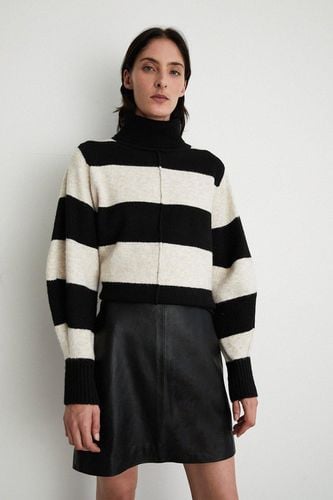 Womens Real Leather Clean Pelmet Skirt - - 8 - Warehouse - Modalova