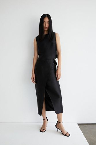 Womens Satin Twill Utility Detail Maxi Skirt - - 6 - Warehouse - Modalova