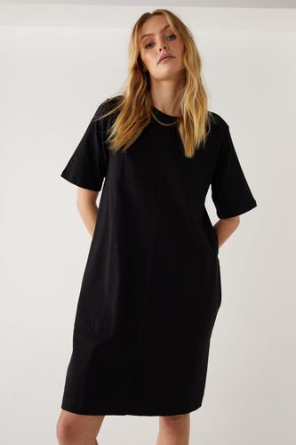 Womens Clean Cotton Trapeze Mini Dress - - XS - Warehouse - Modalova