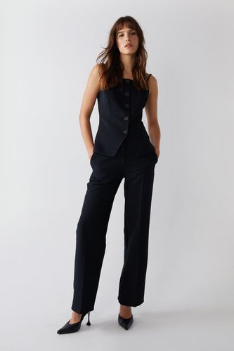 Womens Premium Straight Leg Tailored Trouser - - 10 - Warehouse - Modalova
