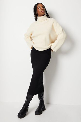 Womens Basic Jersey Midi Skirt - - S - Warehouse - Modalova