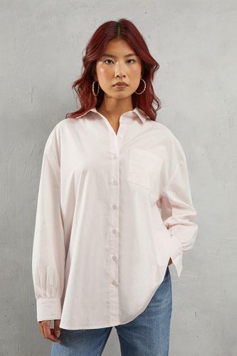 Womens Oversized Shirt - Pink - 12 - Warehouse - Modalova