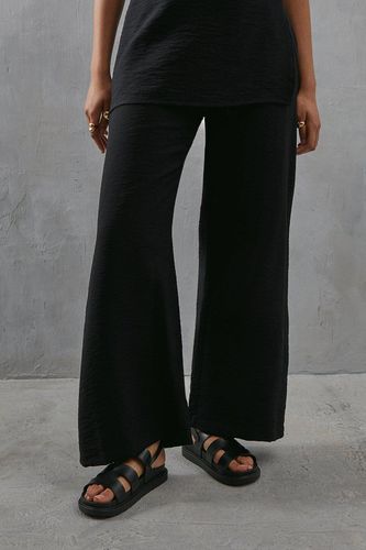 Womens Viscose Nylon Drawstring Wide Leg Trouser Co Ord - - 10 - Warehouse - Modalova
