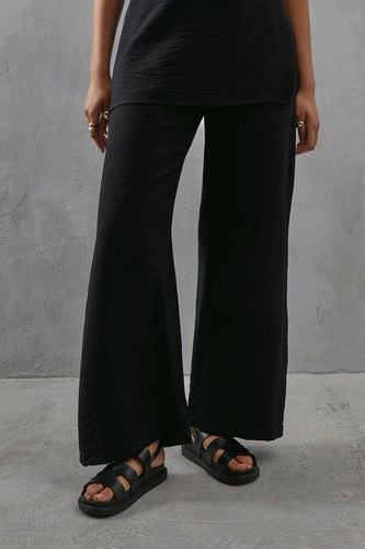 Womens Viscose Nylon Drawstring Wide Leg Trouser Co Ord - - 12 - Warehouse - Modalova