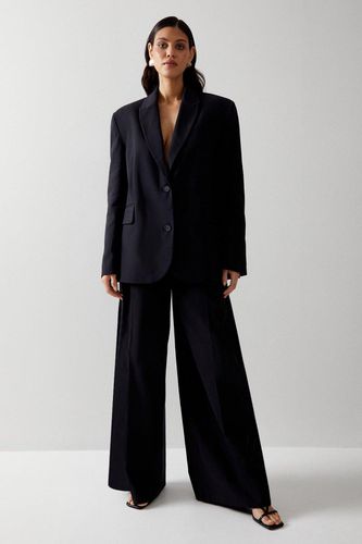Womens Premium Tailored Wide Leg Trousers - - 10 - Warehouse - Modalova