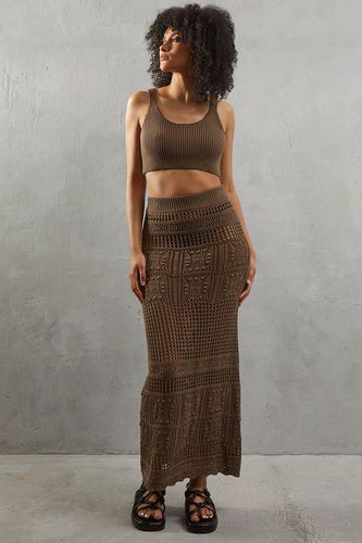 Womens Crochet Midaxi Skirt - - 10 - Warehouse - Modalova