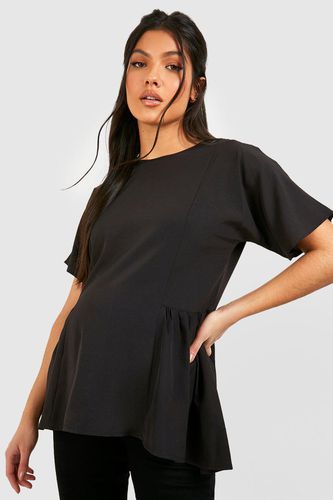 Womens Maternity Tunic Dip Hem Smock Top - - 8 - boohoo - Modalova