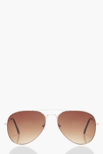 Womens Aviator Lens Sunglasses - One Size - boohoo - Modalova
