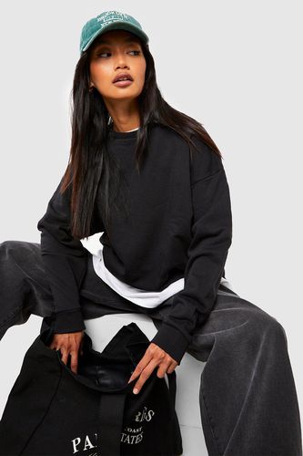 Womens Oversized Sweatshirt - - L - boohoo - Modalova