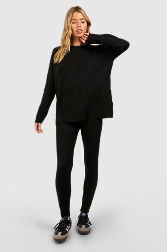 Womens Soft Knit Tracksuit - - M - boohoo - Modalova