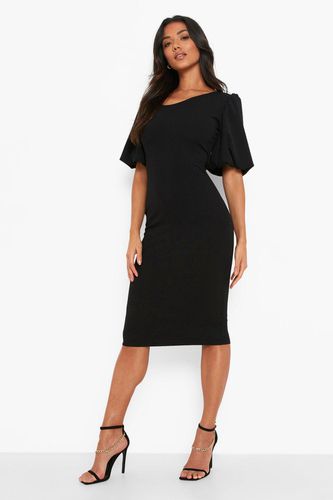 Womens Puff Sleeve Midi Dress - - 8 - boohoo - Modalova