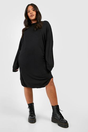 Womens Plus Batwing Long Sleeve T-shirt Dress - - 16 - boohoo - Modalova