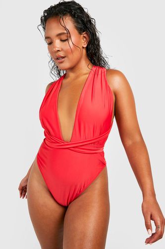Womens Plus Essentials Multiway Swimsuit - - 28 - boohoo - Modalova